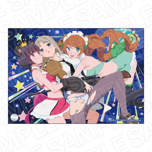 『ユリ熊嵐』ミニアクリルアート 銀子&るる&紅羽 A